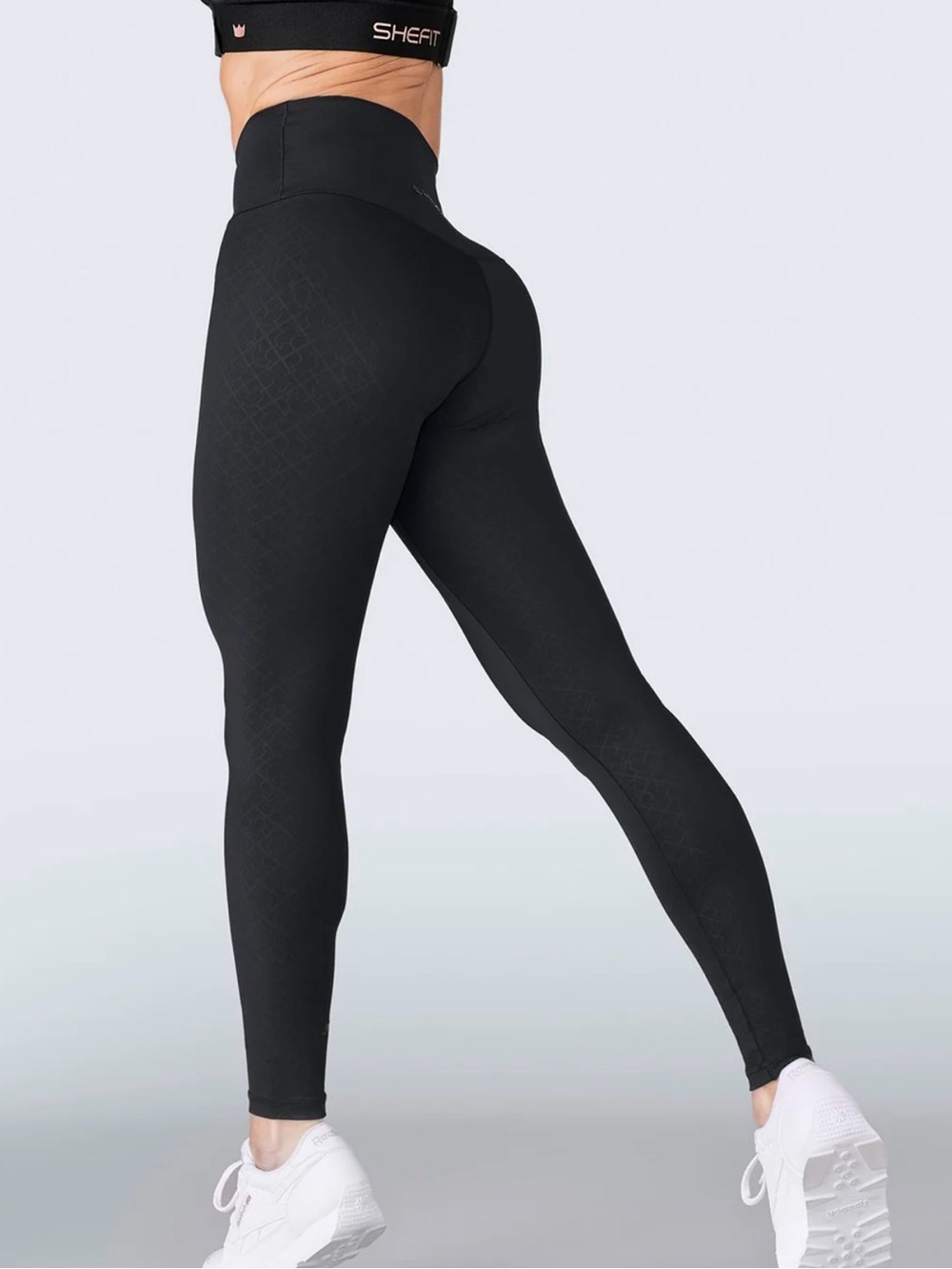 SHEFIT Black High-Rise Sculpting Leggings